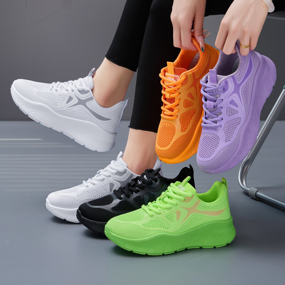 Damen Sportliche Lauf Sneakers Drune