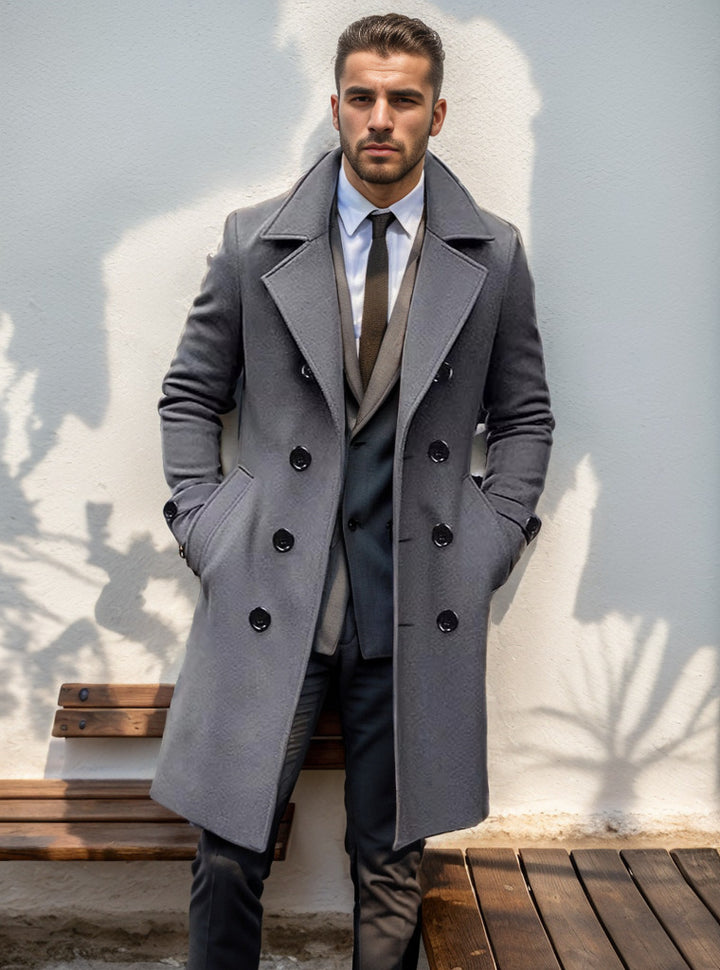 Herren eleganter Trenchcoat Drune