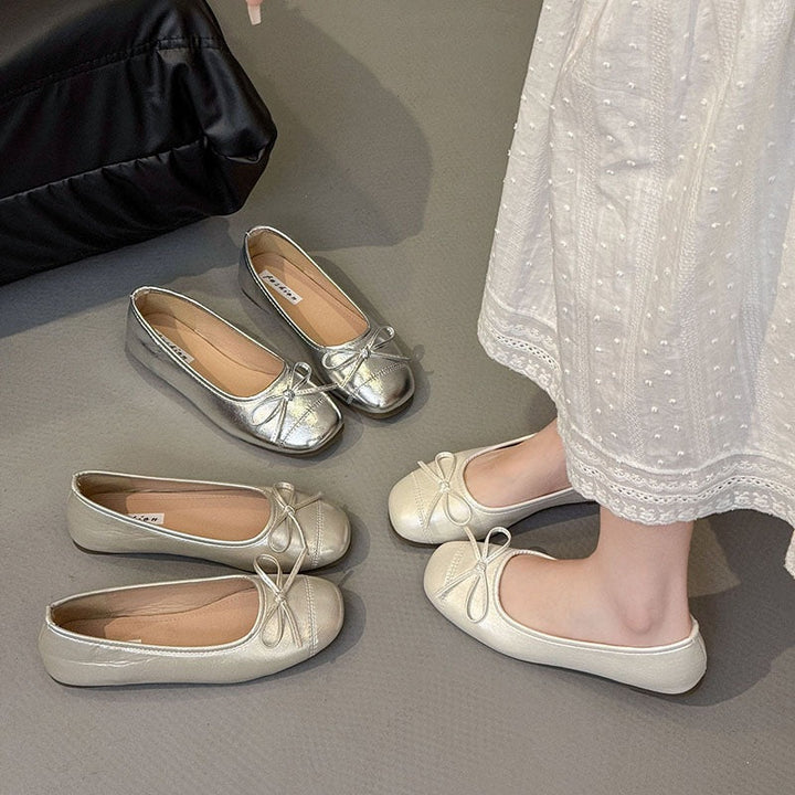 Damen Ballerinas mit zartem Schleifen-Detail und weichem Innenfutter Drune