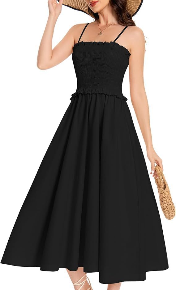 Damen Maxikleid mit geschnürtem Oberteil und fließendem Rock Drune