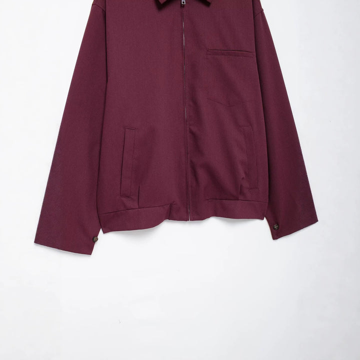 Damen Oversize Blousonjacke mit durchgehendem Reißverschluss und aufgesetzten Taschen Drune