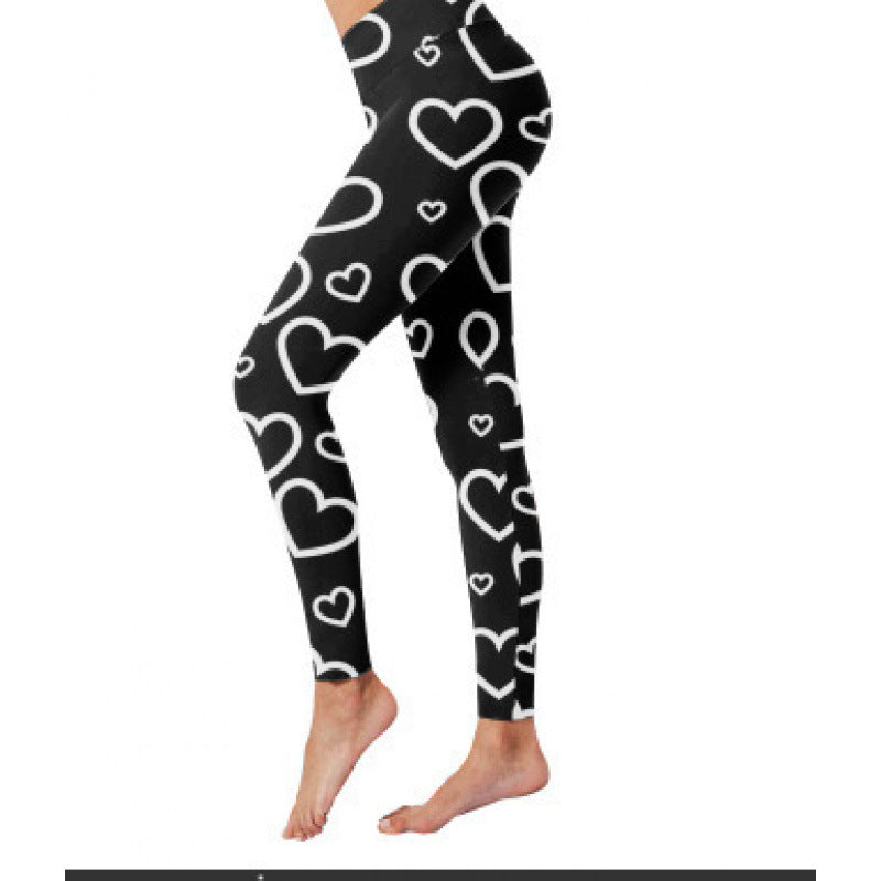 Damen Gemusterte Weihnachtsleggings Drune