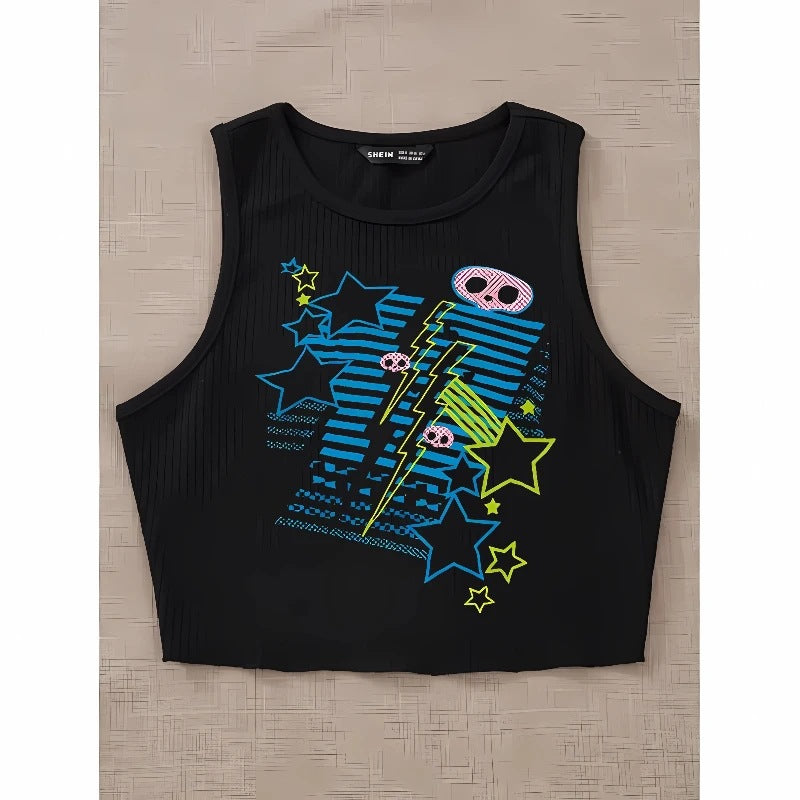 Damen T-Shirt mit lebhaftem Grafiken und einzigartigem Design Drune