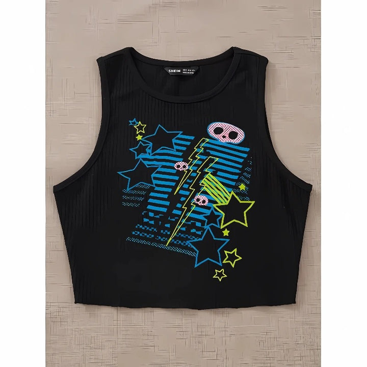 Damen T-Shirt mit lebhaftem Grafiken und einzigartigem Design Drune