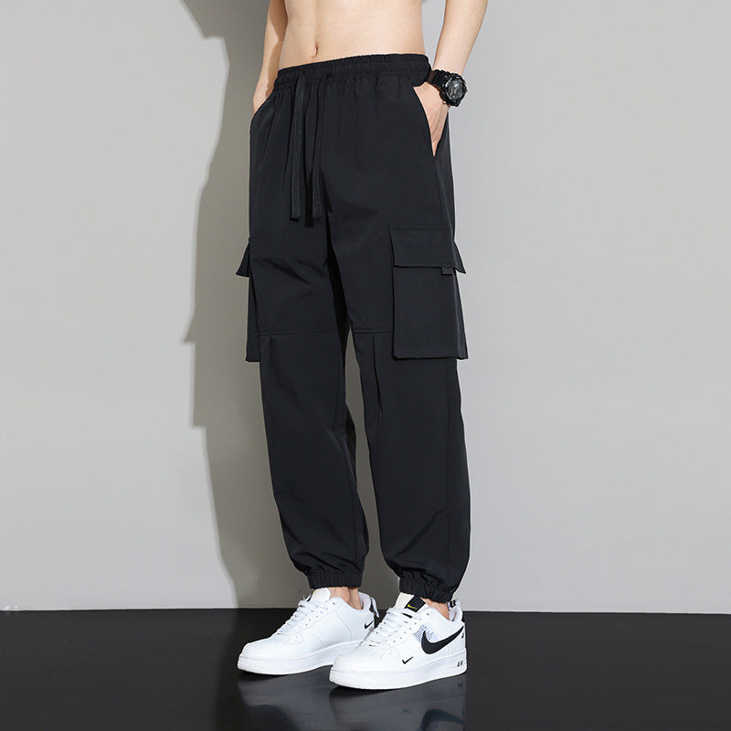 Herren Cargo-Hose mit praktischem seitlichen Taschen-Design