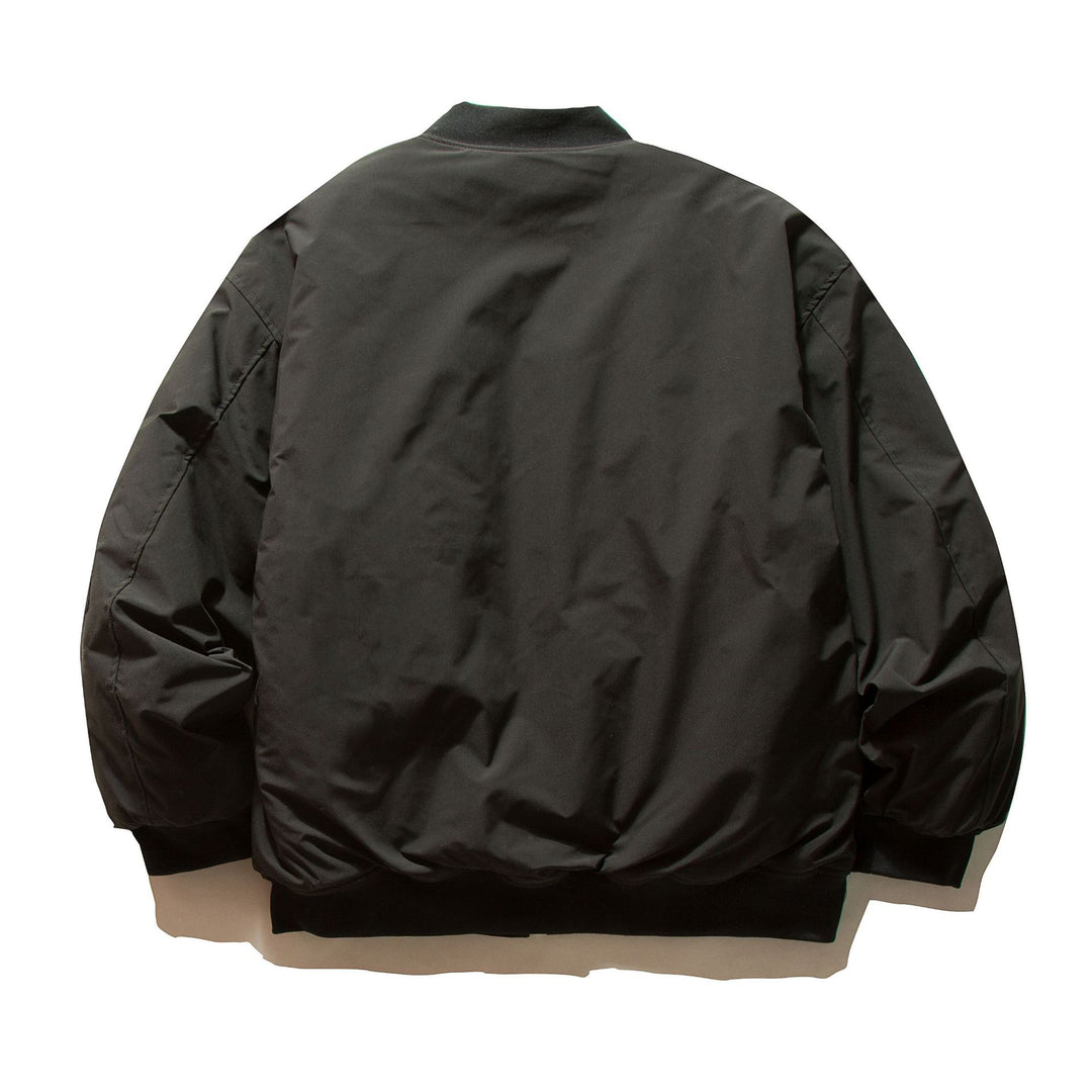 Herren Gepolsterte Bomberjacke im MA-1 Stil mit Ärmel‑Utilitytasche Drune