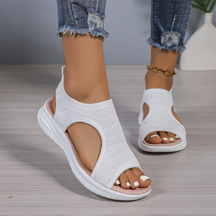 Damen Sportliche Freizeitsandalen mit atmungsaktivem Obermaterial Drune