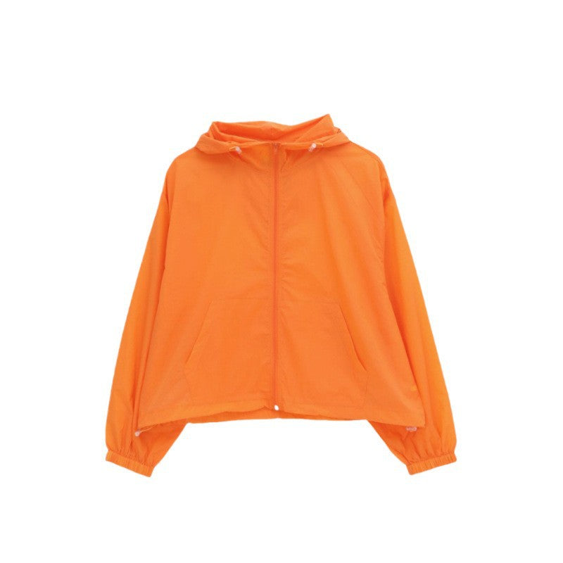 Damen leichte sportliche Windbreaker-Jacke Drune