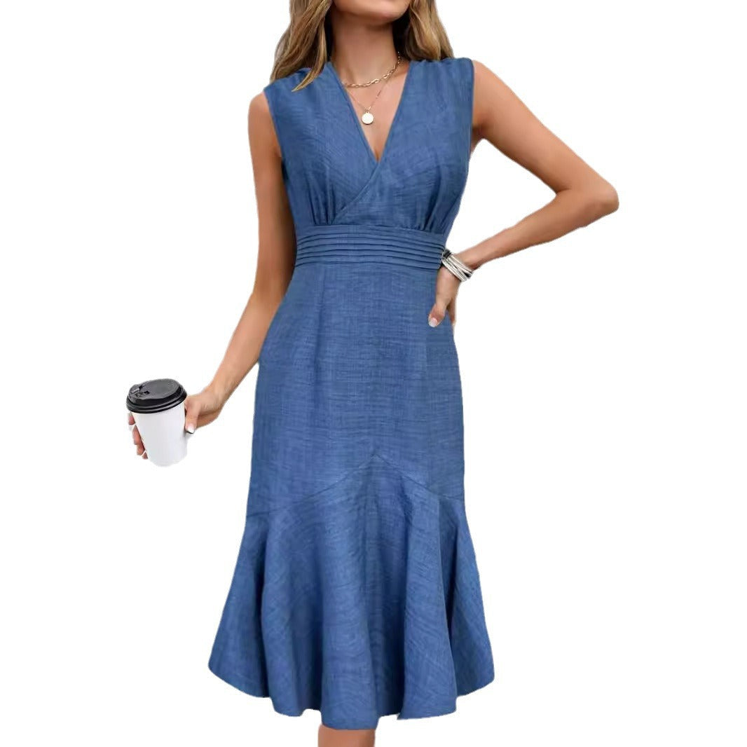 Damen A-Linien Abendkleid Drune