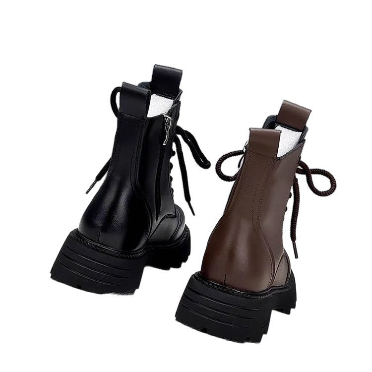 Damen Modische Ankle Boots mit Strapazierfähiger Sohle Drune
