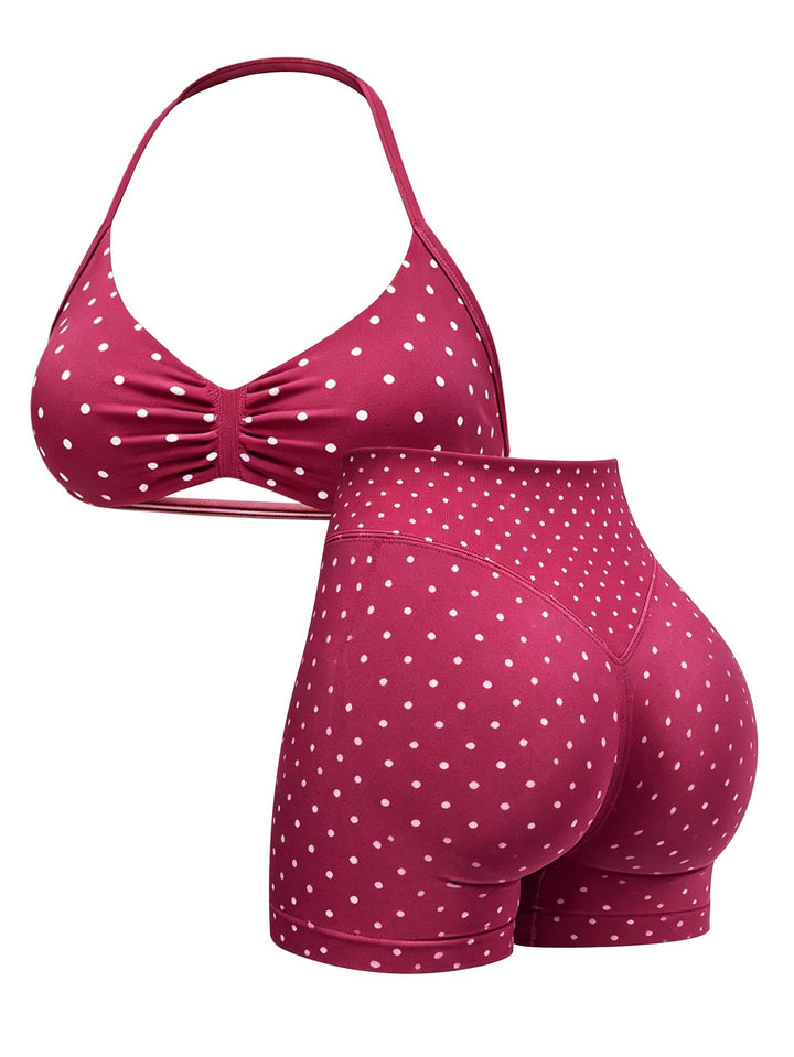 Damen Sportliches Bikini-Set mit hochelastischem Material und verstellbaren Trägern Drune