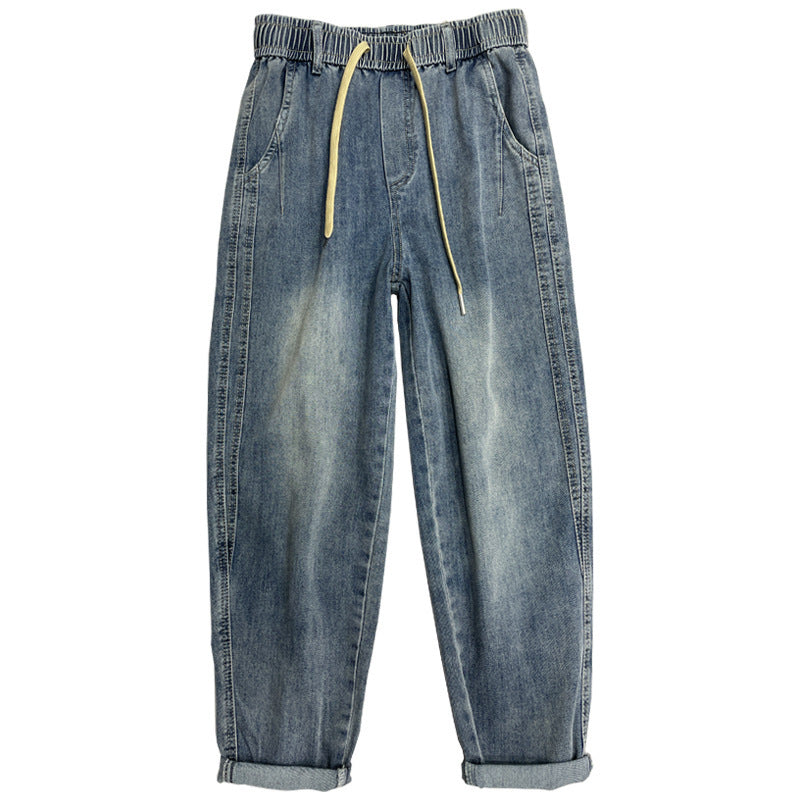 Herren Lässige Denim-Hose Drune