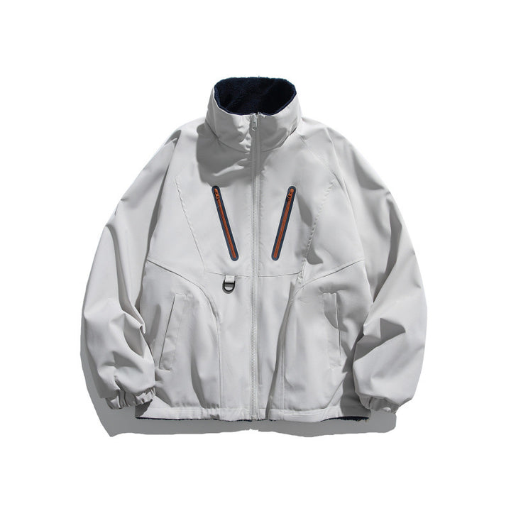 Unisex Leichte Tech-Softshell-Jacke mit Stehkragen, wasserabweisender Membran und Utility-Taschen Drune