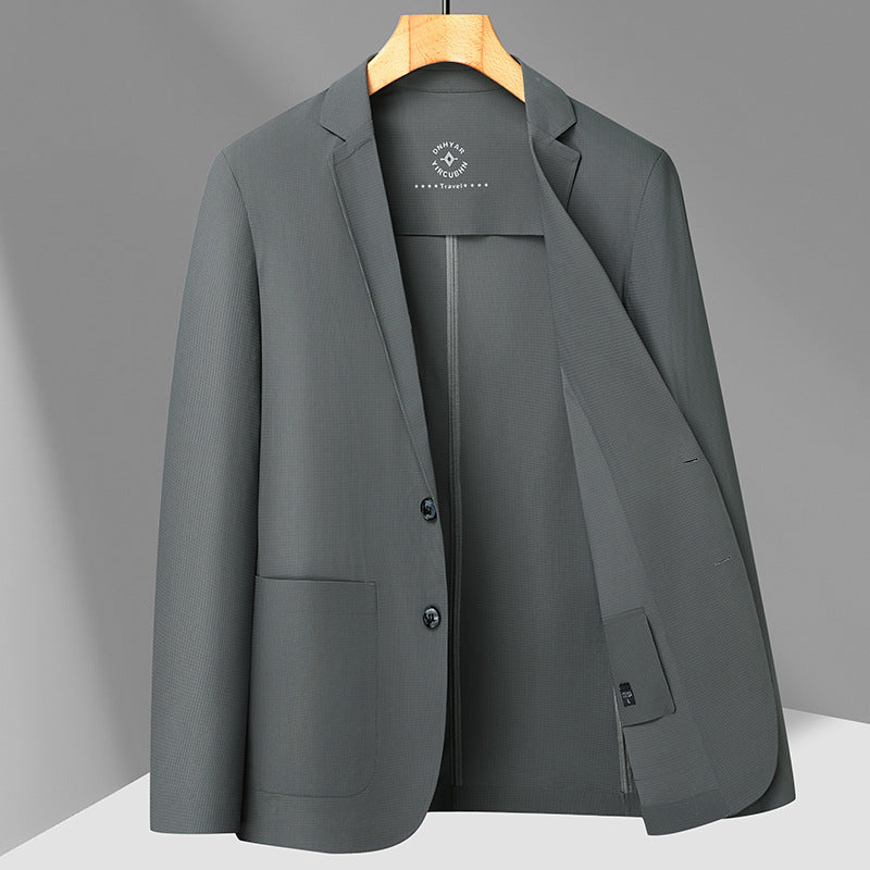 Herren Maßgeschneiderte Slim Fit Anzug Blazer Drune