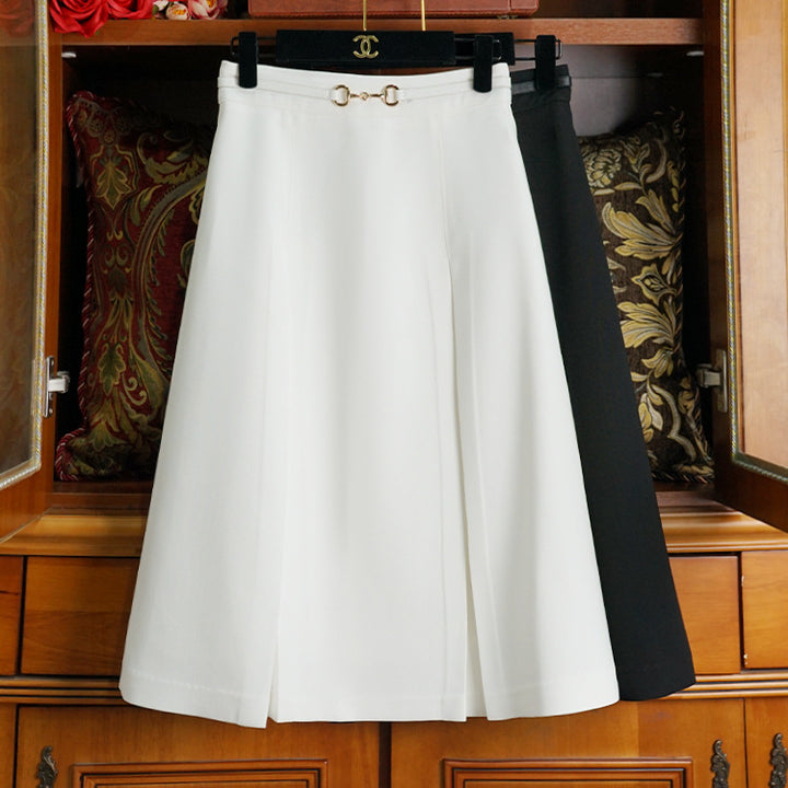 Damen Eleganter Faltenrock Drune