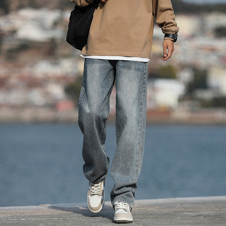 Herren Bequeme und lässige Relaxed Fit Jeans