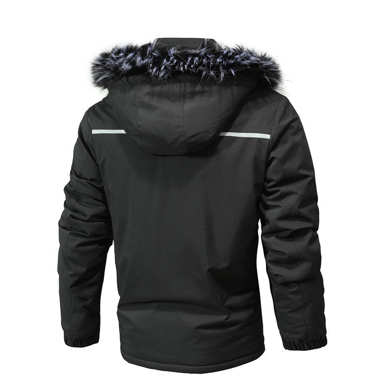 Herren Arctic-Insulated Parka mit abnehmbarer Kunstfellkapuze und reflektierenden Details Drune