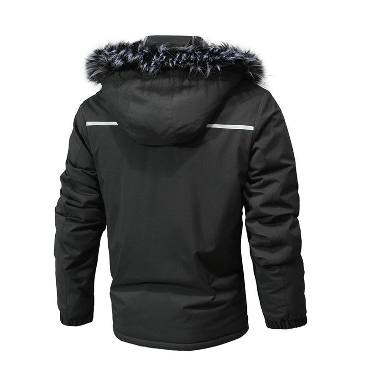 Herren Arctic-Insulated Parka mit abnehmbarer Kunstfellkapuze und reflektierenden Details Drune