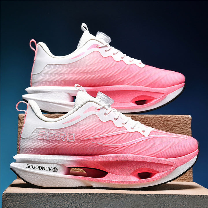 Unisex leichte Laufschuhe mit dämpfender Plattformsohle und atmungsaktivem Obermaterial Drune