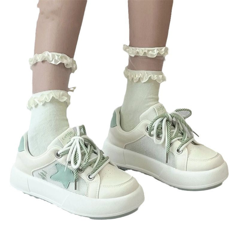 Damen Sportive Sneakers mit modischem Mesh-Design und rutschfester Sohle Drune