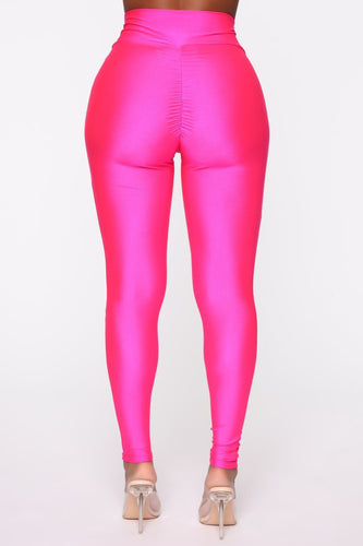 Damen Hochgeschnittene Leggings mit Raffung Drune