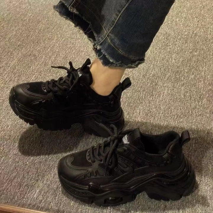 Damen Sportliche Chunky Sneakers mit gepolsterter Innensohle und atmungsaktivem Obermaterial Drune