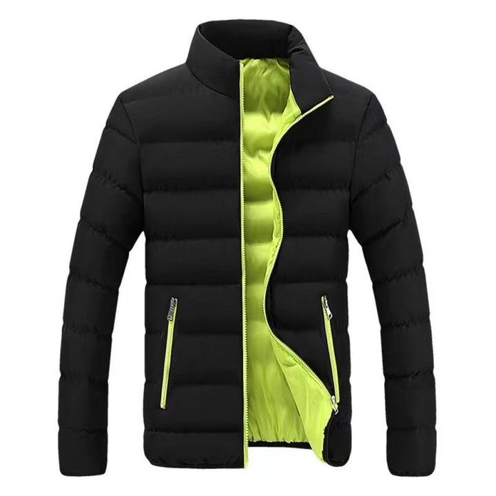 Herren nan gesteppte Thermojacke mit hohem Stehkragen und wasserabweisender Außenhülle Drune