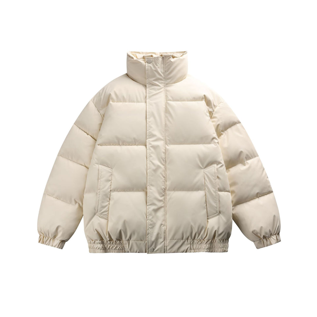Damen Gefütterte Oversize-Steppjacke mit hohem Stehkragen Drune