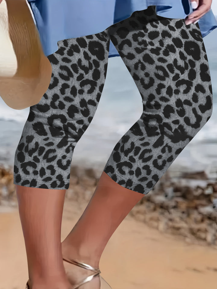 Damen Capri-Biker-Shorts mit hohem Bund und stützender Kompression Drune