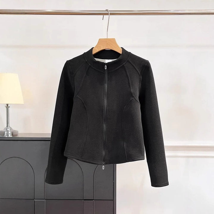 Damen Übergangsjacke mit hochschließendem Kragen und praktischen Innentaschen Drune