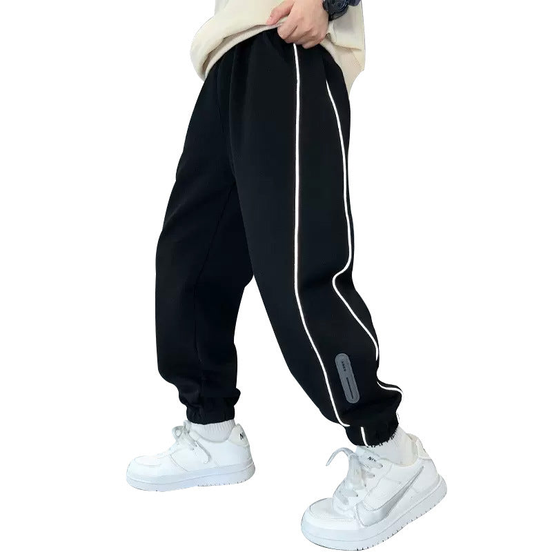 Herren Sportliche Fleece-Hose Drune