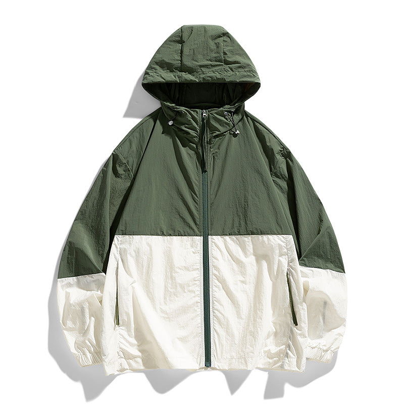 Herren Sportliche Windbreaker-Jacke Drune