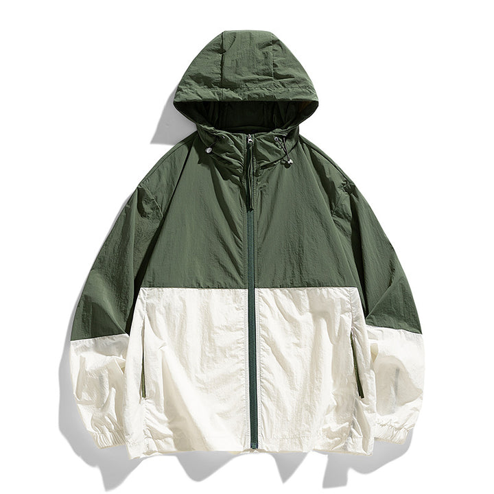 Herren Sportliche Windbreaker-Jacke Drune