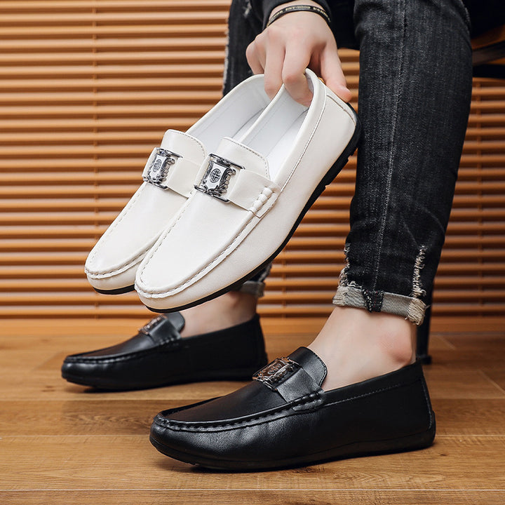 Herren Elegante Mokassins mit stilvollem Metallschnallen-Detail
