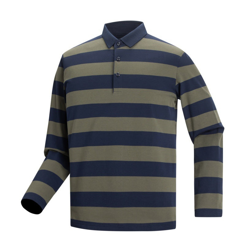 Herren Langarm Polo-Shirt Drune