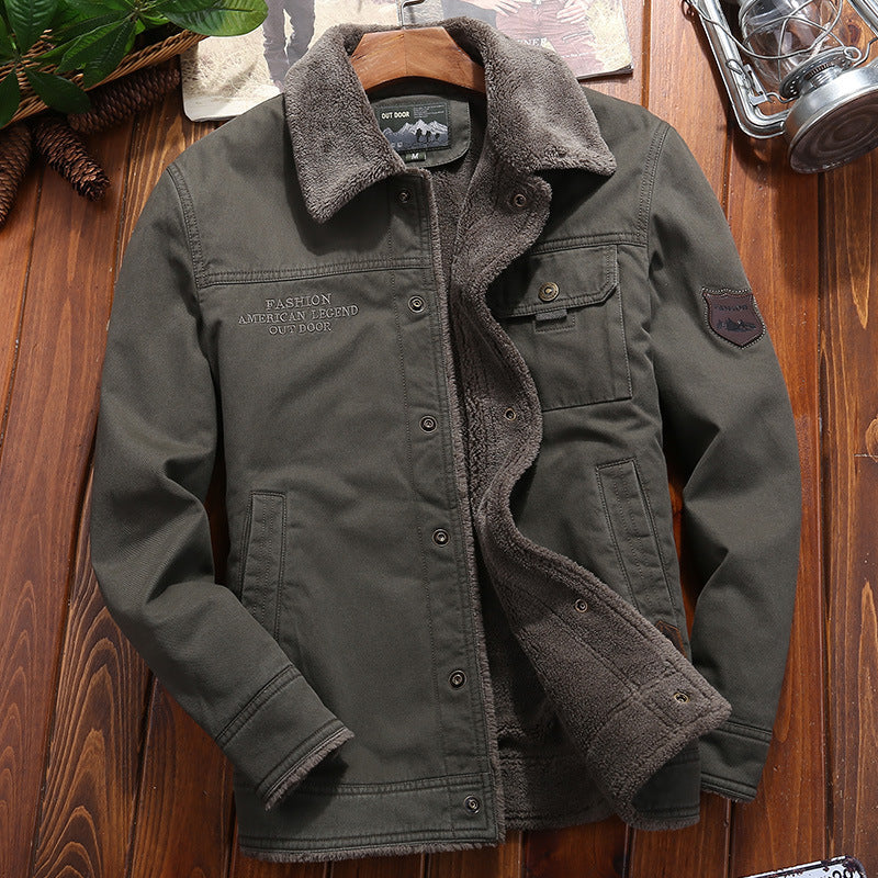 Herren Robuste Outdoor-Jacke mit Fleece-Innenfutter Drune
