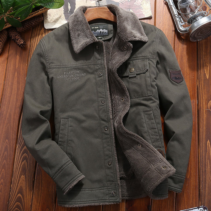Herren Robuste Outdoor-Jacke mit Fleece-Innenfutter Drune