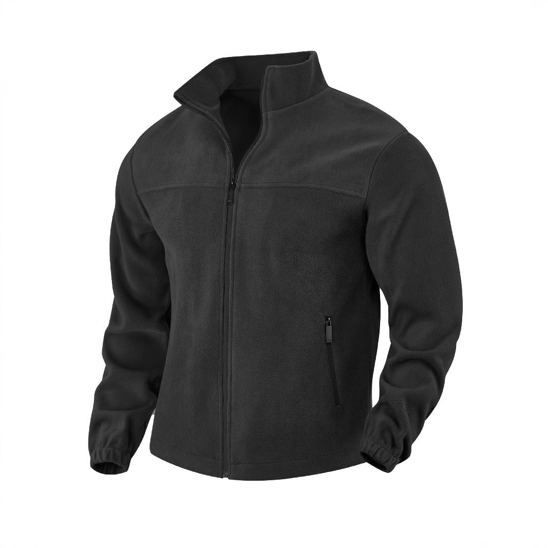 Herren Fleecejacke mit hohem Kragen Drune