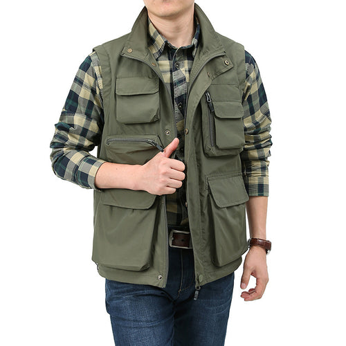 Herren Vielseitige Outdoor-Weste mit praktischen Taschen Drune