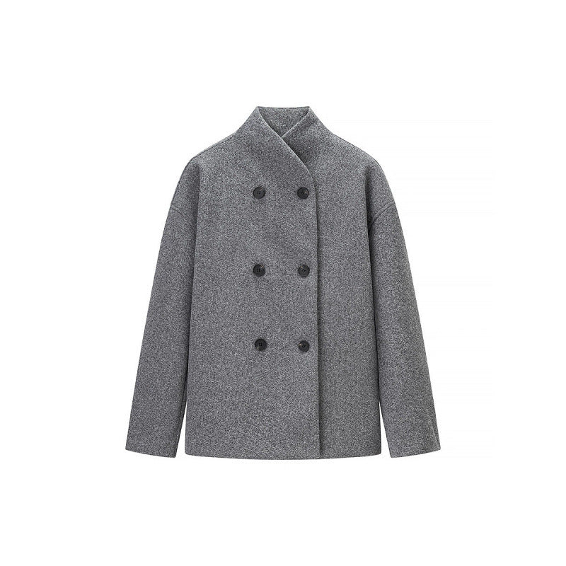 Damen elegante Doppelreiher-Jacke im modischen Schnitt Drune