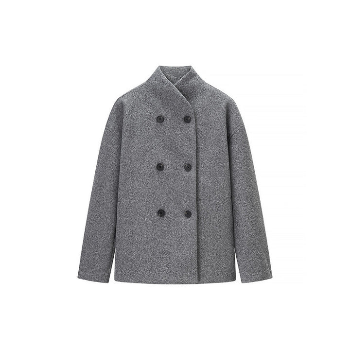 Damen elegante Doppelreiher-Jacke im modischen Schnitt Drune