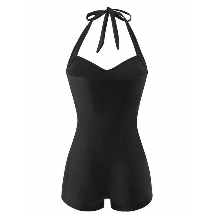 Damen Einteiler Badeanzug mit halterneck Design und moderner Passform Drune