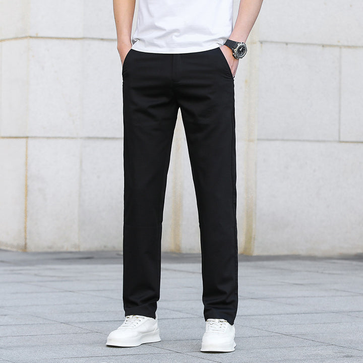 Herren Schmale Stretch-Chinohose im Business-Casual-Look Drune