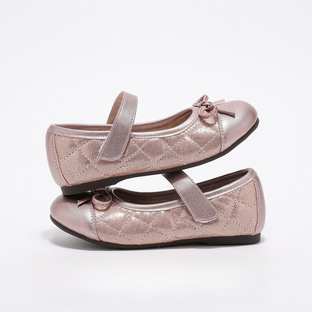 Mädchen Mary Jane Ballerinas mit glänzendem Obermaterial Drune