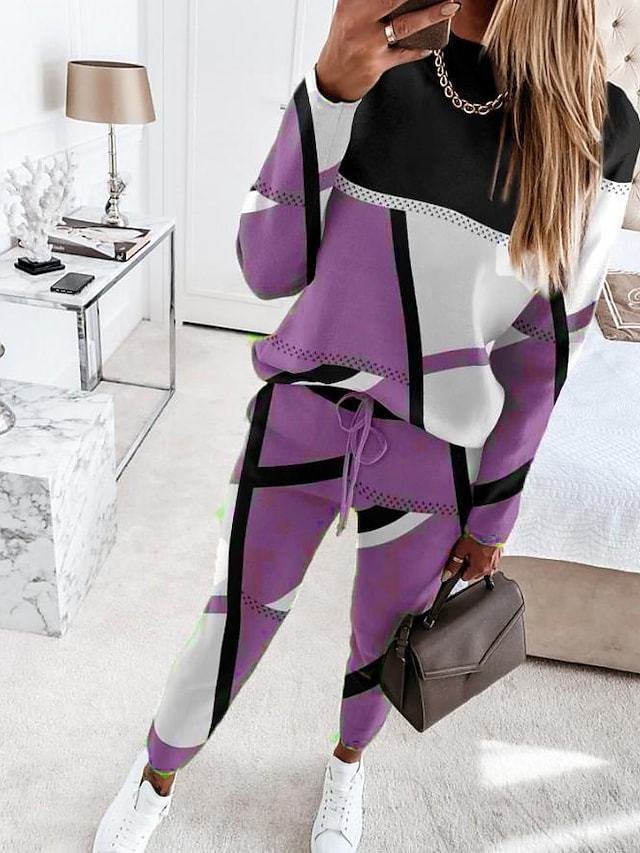Damen Sportliche Loungewear-Set Drune