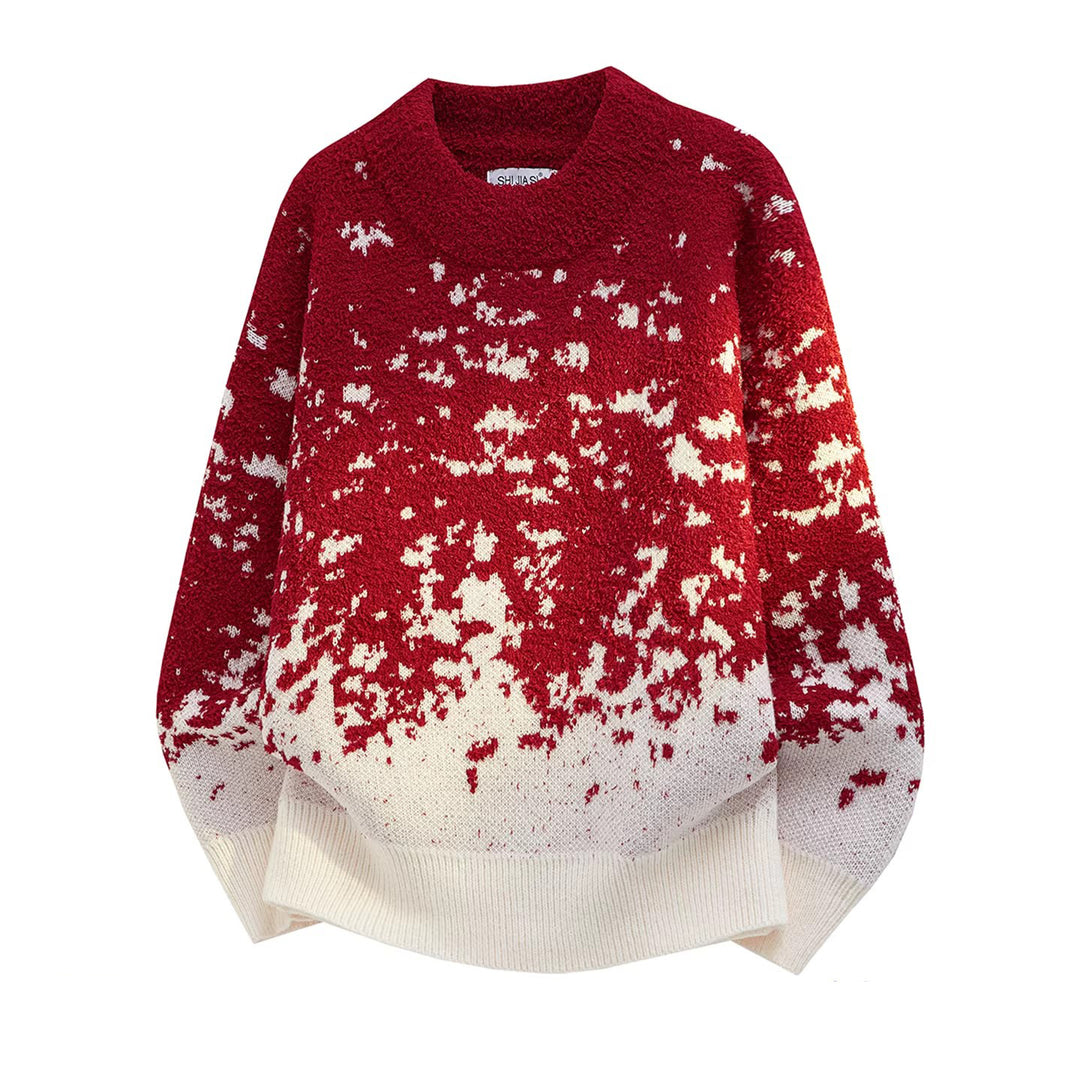 Damen Modischer Oversized Strickpullover Drune