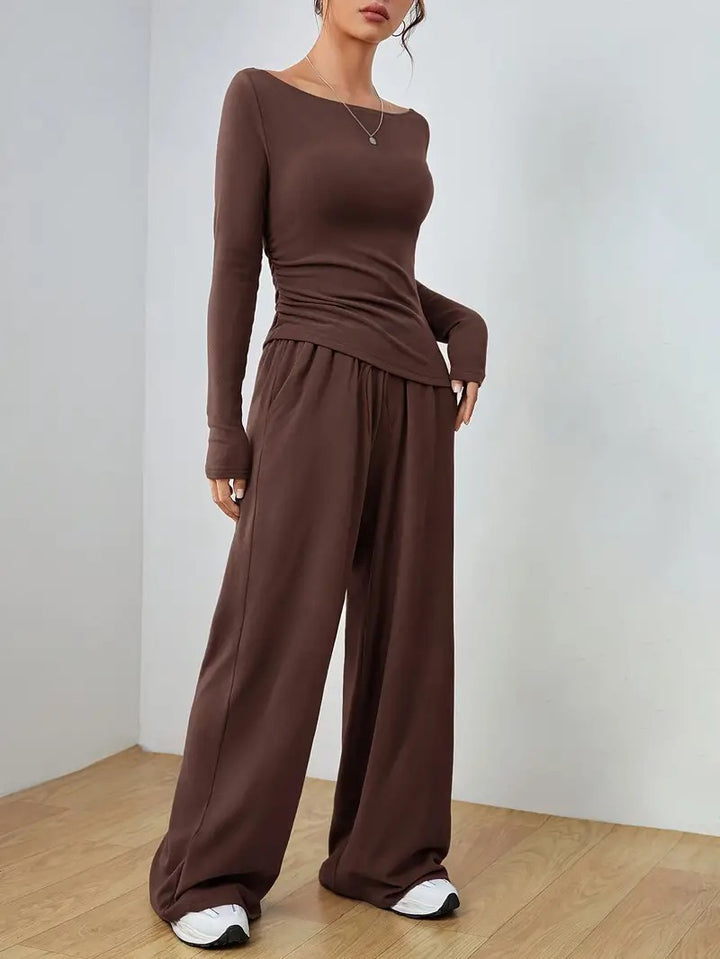 Damen lässiges Mix & Match Lounge-Set Drune