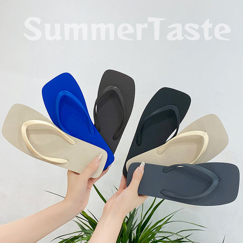 Damen Komfortable Flip-Flops Drune