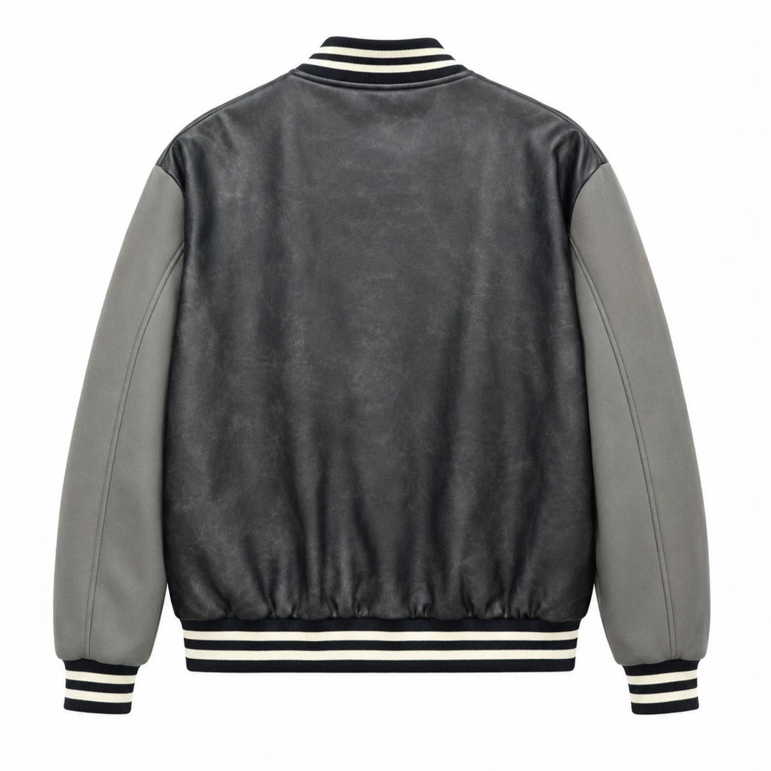 Herren Modische Bomberjacke mit gesticktem Design Drune