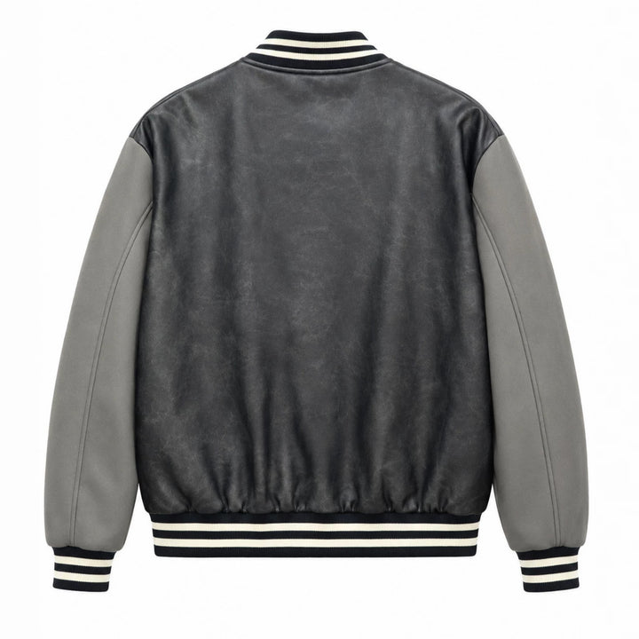 Herren Modische Bomberjacke mit gesticktem Design Drune